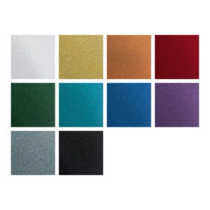 Polymeer stickers - Glanzend metallic