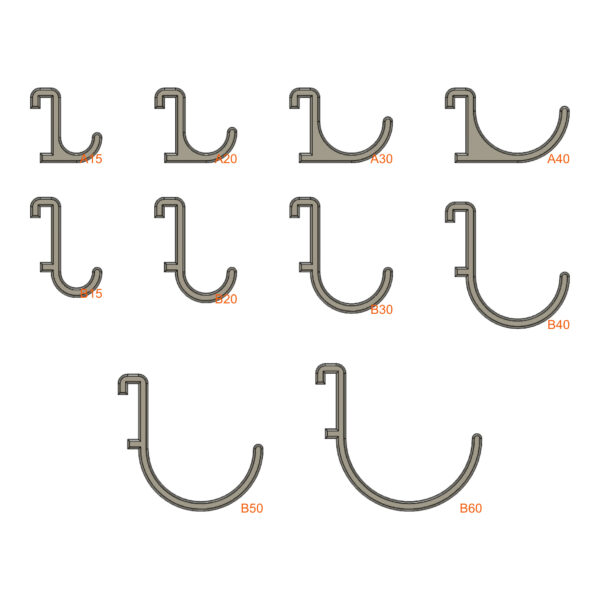 Haken voor het IKEA SKADIS pegboard