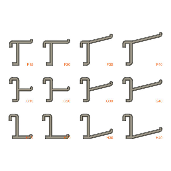 Haken voor het IKEA SKADIS pegboard