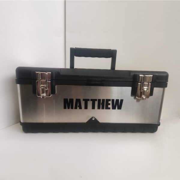 Toolbox met naam