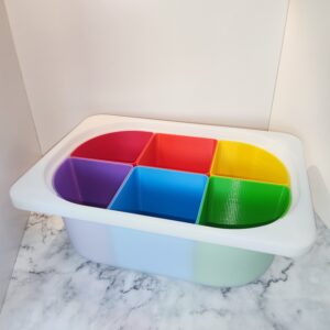 Sorteerbakjes voor de IKEA TROFAST lade in 6 kleuren
