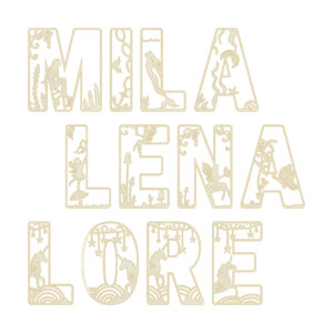 Houten alfabetletters