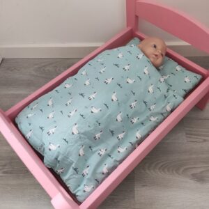 Donsset voor het Ikea Duktig poppenbed