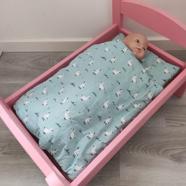 Donsset voor het Ikea Duktig poppenbed