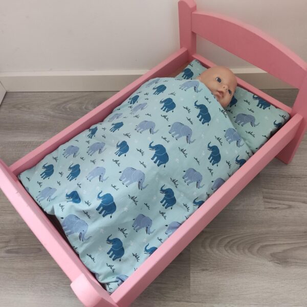Donsset voor het Ikea Duktig poppenbed
