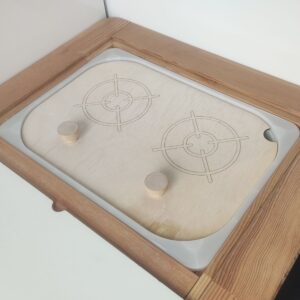 Activiteitenbord 'keukentje' voor de IKEA TROFAST bak