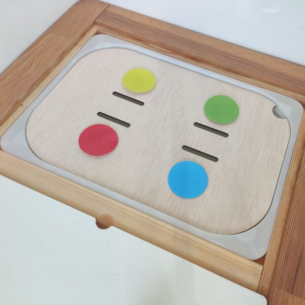 Activiteitenbord 'sorteren' voor de IKEA TROFAST bak