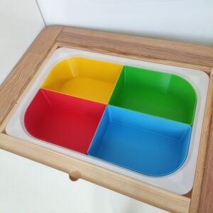 Sorteerbakjes voor de IKEA TROFAST lade in 4 kleuren