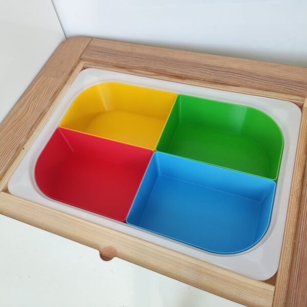 Sorteerbakjes voor de IKEA TROFAST lade in 4 kleuren