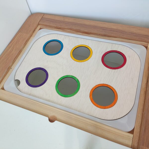 Activiteitenbord  'ballen sorteren' voor de IKEA TROFAST bak
