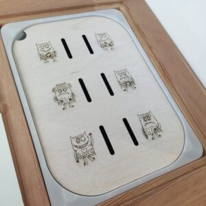 Activiteitenbord 'Het kleurenmonster - sorteren' voor de IKEA TROFAST bak