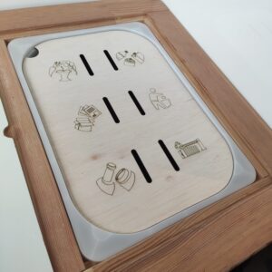 Activiteitenbord 'recycleren' voor de IKEA TROFAST bak