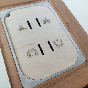 Activiteitenbord 'STRAP dag' voor de IKEA TROFAST bak