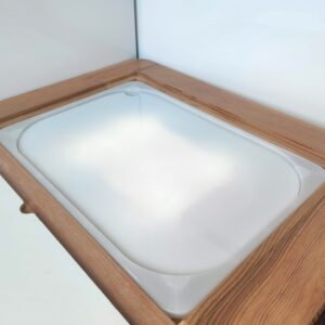 Activiteitenbord 'opaalwit voor lichtbak' voor de IKEA TROFAST bak