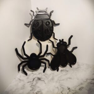 3D vulvormen kriebeldiertjes