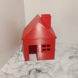 Verteltafel - Huisje met schoorsteen