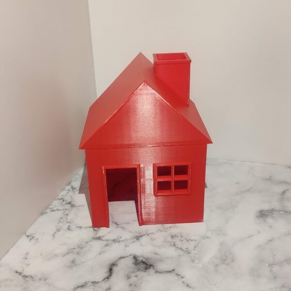 Verteltafel - Huisje met schoorsteen