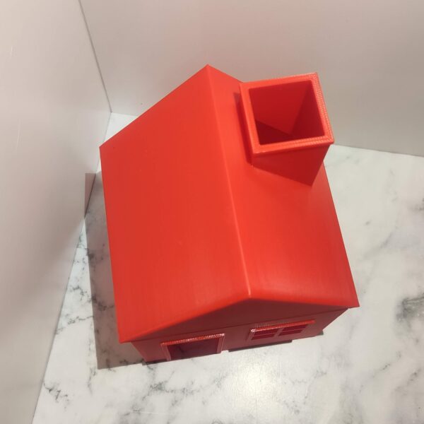 Verteltafel - Huisje met schoorsteen