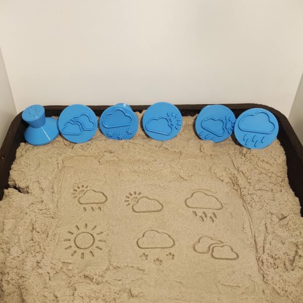 3D stempels het weer