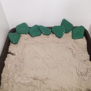 3D stempelstenen dinosaurus