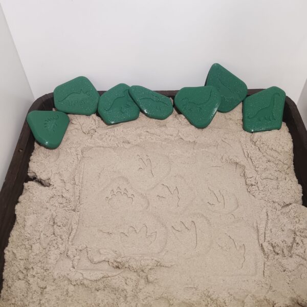 3D stempelstenen dinosaurus