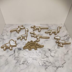 Dinosaurus puzzels met botten