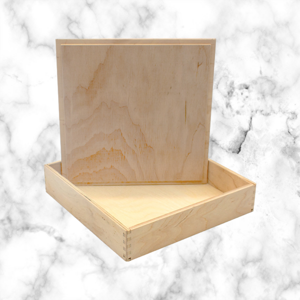 Houten speelbak multiplex 25x25cm of 30x50cm