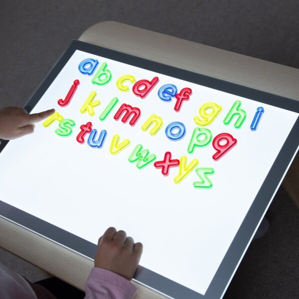 Tickit doorschijnende letters of cijfers