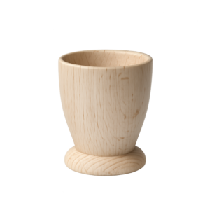 Houten eierdopje