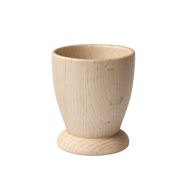 Houten eierdopje