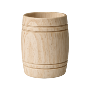 Houten ton (beuken) 53x68mm Houten ton